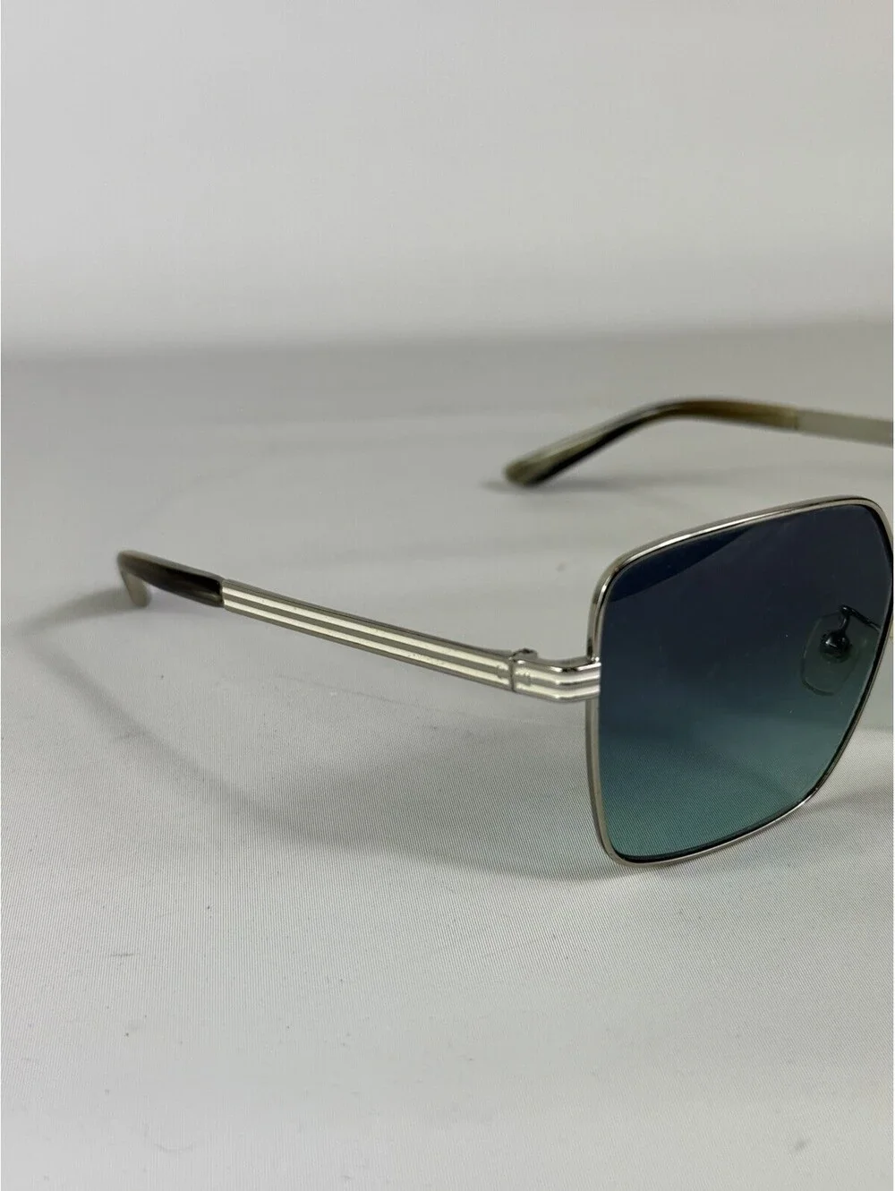 Tory Burch Women's Sunglasses TY6087 33114S Shiny Silver 55mm Square Metal